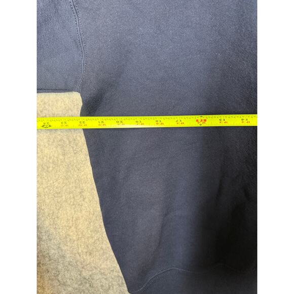 Vintage US Navy Soffe Crewneck Blue Long Sleeve Reflective PT Exercise Top - XL - Picture 8 of 8